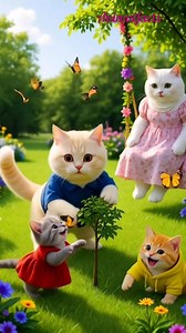 A heart-touching story of a cute cat family 🐾✨ — father, mother, and two kittens living their sweetest moments together! From a cozy morning to a joyful playtime and a magical starry night, every second shows love, warmth, and togetherness. Perfect for all cat lovers and family content fans — clean, beautiful, and emotional! 💖 #CatFamily #CuteCats #HeartTouchingVideo #3DAnimation #WholesomeCats #AnimalLove #CutePets #CatStory --- 🔍 Keywords / Tags (SEO): cute cat video, cat family story, cat 