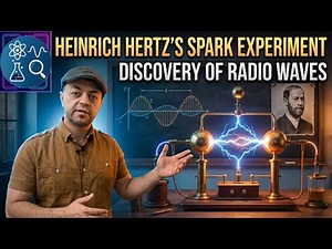 Heinrich Hertz’s spark experiment. How electromagnetic waves travel through space.