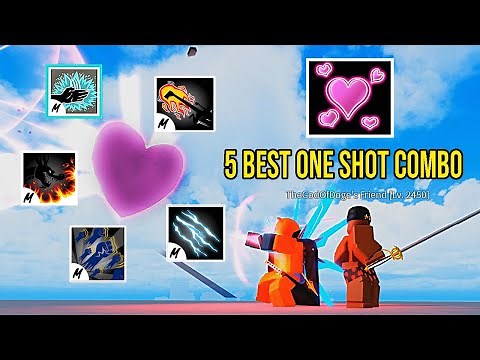5 Best One Shot Combo For Love Rework | Blox Fruits