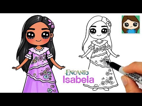 How to Draw Isabela Madrigal 🌸Disney Encanto