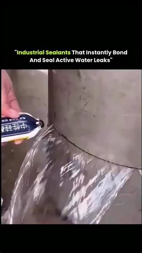 science and technology | Industrial sealants that instantly bond and seal active water leaks are engineering miracles disguised as simple tubes. When water escapes... | Instagram
