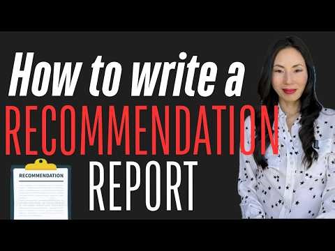 How to Write a Recommendation Report That Makes a Clear, Defensible Decision