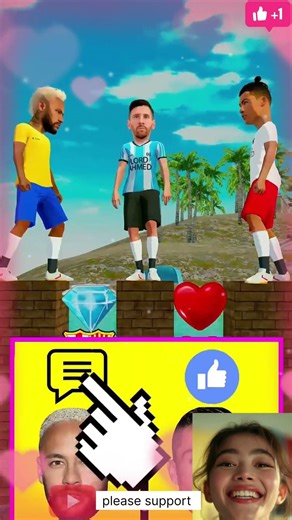 Neymar Betrays Messi for Love, but Ronaldo Saves Him! ⚽️💔