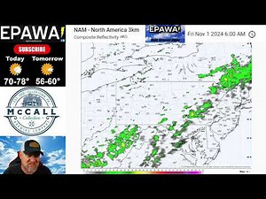 Friday November 1st, 2024 video forecast