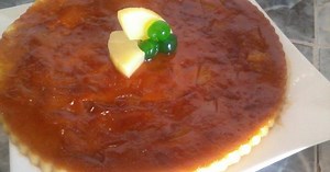 Tarte vanillée à l'ananas et poudre d'amandes