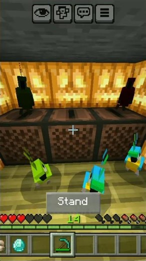 Minecraft Dancing Parrot 🦜 #minecraft #shorts #memes