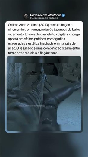 Alien vs Ninja 👽🥷🏻 #curiosidades #mistérios