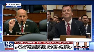 723K views · 10K reactions | "How many times did you look so innocent into your wife's eye and lie to her about Lisa Page?" Congressman Louie Gohmert sparked outrage among Democrats during the joint House hearing of FBI Agent Peter Strzok when he brought up the embattled agent's affair with former FBI lawyer Lisa Page. https://bit.ly/2L4Fmym | Fox News | Facebook