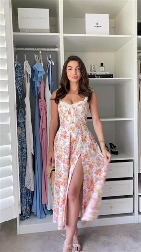 Floral Midi Maxi Dresses for Spring Outfits