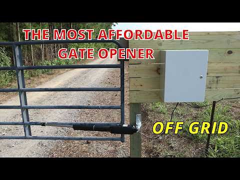 Topens Automatic Gate Opener Install | Solar/ Off-Grid