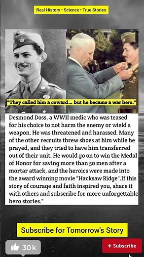 The Soldier Who Refused to Carry a Gun | Desmond Doss' Incredible True Story
