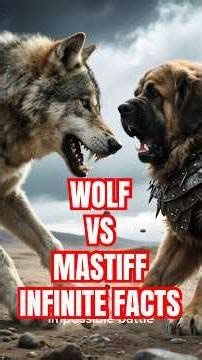 Tibetan Mastiff vs Ancient Wolf — The REAL Winner Will Shock You | Infinite Facts #dogs #dogshorts