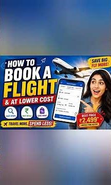 How to book a flight? At lower cost? Must watch this video | #shorts