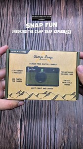 Say hello to the new Camp Snap Camera — the perfect blend of retro vibes and modern fun! Watch as we unbox this film-style digital camera that’s perfect for capturing moments without distractions. Ready to snap memories the old-school way? Let’s go! 🎞️ #WonderPhotoShop #Gensan #CampSnap #CaptureTheMoment #highlights #fypシ | Wonder Photo Shop - SM City Gensan