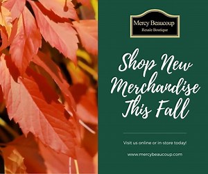 Time for a wardrobe refresh? Stock up on all your fall favorites either in-store or online! Mercy Beaucoup has a well-curated collection of items for both men and women. And you won't just look great, you'll feel great: every purchase directly supports Mercy Home's children. Shop today! www.mercybeaucoup.com  | Mercy Home for Boys & Girls | Facebook