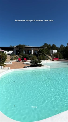 An 8 en-suite bedroom villa available for rent in Ibiza. Perfect for events, retreats or a private family holiday For full details and availability, message us on WhatsApp WhatsApp/Telegram: 34 602 841 069 Email: info@classyibiza.com #IbizaVillas #IbizaLuxury #IbizaLife