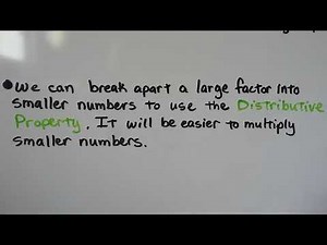 3rd Grade Math 5.3, Word Problem Solving, Distributive Property & Area Models