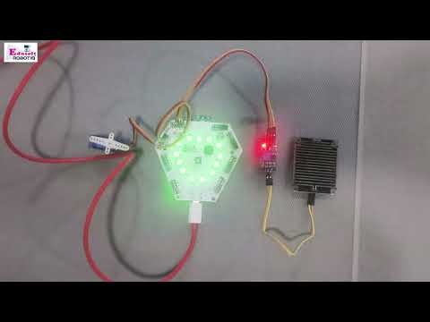 Build an Automatic Rain Wiper System | Raindrop Sensor, Servo & Magic Board | EDUSOFT ROBOTIX