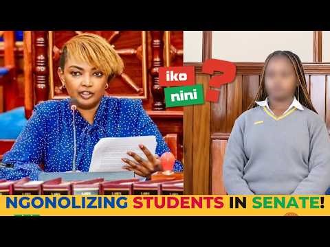 Karen Nyamu FORCED to Apologize After Shocking Remark to 15-Year-Old Student in Senate!