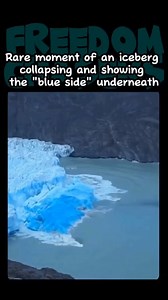 5.2M views · 114K reactions | The rare sighting of the underside of an iceberg! Beautiful! #fypシ #fb #short #ice #iceberg #nature #mothernature | Freedom Chasers | Facebook