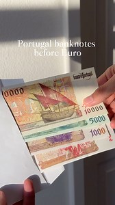 🇵🇹 Who remembers these banknotes? 🇵🇹 Portugal’s Final Escudo Banknotes (1996-2002): A Farewell to History 💸 500 Escudos (1996): João de Barros 📚 – The “Portuguese Livy,” known for his chronicles of Portuguese conquests and discoveries. The reverse features scenes of maritime exploration. 1,000 Escudos (1996): Pedro Álvares Cabral 🌎 – The navigator who discovered Brazil, with a fleet depicted on the reverse. 2,000 Escudos (1996): Bartolomeu Dias ⛵ – First European to sail around Africa’s s