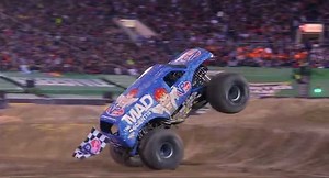 Monster Jam Truck Does First Ever Front Flip!