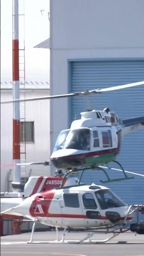Bell 206B-3 Jet Ranger III, hover taxi #automobile #東京ヘリポート #helicopterflight