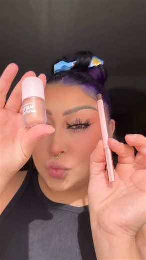 Vanessa✨ on Instagram: "I Must Film In Front Of The Window More Often🤩 Devoted Lipliner @lysbeautyofficial Latte Lovin’ Lip Tint @karabeautyofficial #makeup #beauty #hair #lipcombo #lips #lipliner #liptint"