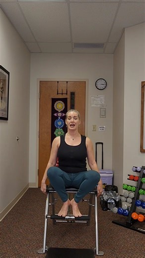 Erica's tips using the Pilates Pro Chair Part 1. Whether you're using your chair from home or with a Pilates professional, here are some tips to work properly in your body. Schedule a one on one session with Erica in person or virtual where she can customize your practice to fit your bodies unique needs. #ericahharts #harmonyhealingarts #harmonydance #Pilates #pilatesprochair | Harmony Healing Arts