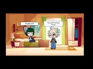 gacha life - bakugou tickle deku (bkdk 💚🧡)