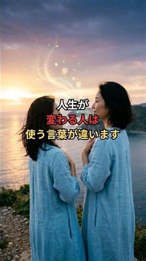 【人生が変わる人は、使う言葉が違います】#自己肯定感 #言葉の力 #考え方 #読書