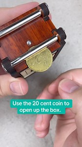966K views · 2.4K reactions | You won’t BELIEVE how this 20 cent coin is used to open up the box. #puzzlesolving #puzzles #puzzle #puzzlemaster | Puzzle Master Inc. | Facebook