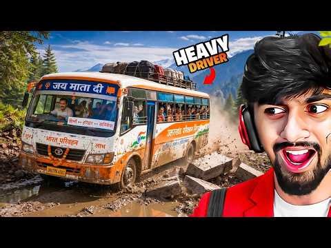DRIVING AN INDIAN BUS ON MANALI ROADS 😱 (BAD IDEA) | ETS #2