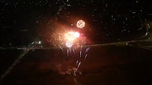 STUNNING VIEW 🎆 🎇 A Nebraska State Police helicopter crew captured spectacular footage of a Fourth of July fire works display over Lincoln, Neb., on Monday night, July 3. | WeatherBug