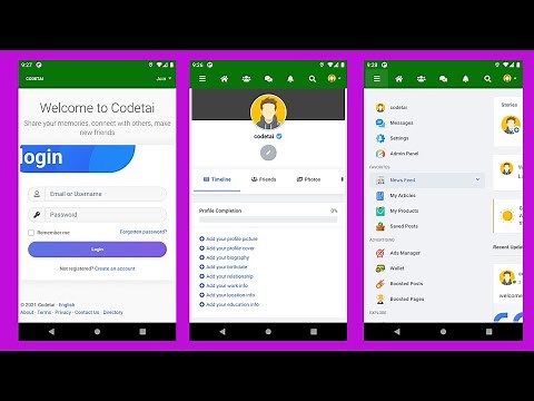 Social Media App Source Code in Android Studio Sngine App Setup Package Name Change
