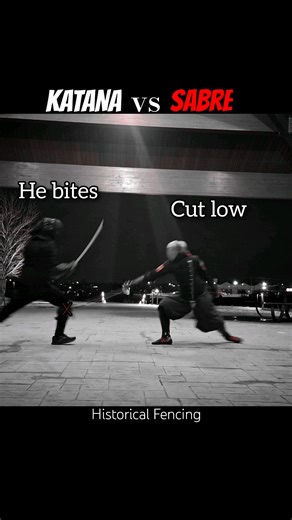 Katana vs Sabre #HEMA