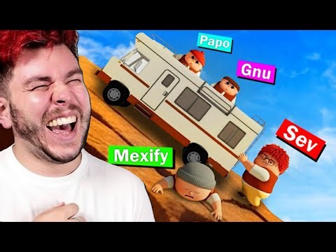 4 YouTuber 1 Roadtrip (es wird bodenlos)