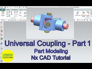 Universal Coupling Part-1, Part modeling, Nx CAD