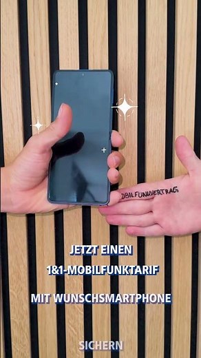 You need a new 1&1 Mobilfunkvertrag