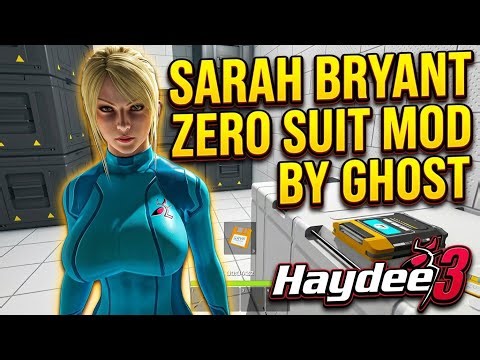 Sarah Bryant Zero Suit Mod by Ghost | Haydee 3 | Haydee Redux - White Zone, Hardcore, Gameplay, 4K