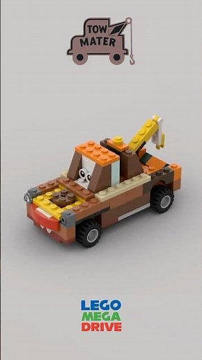 Tow Mater Cars Pixar Lego Classic 10696