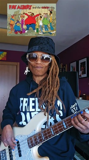 Divi Roxx Turned Fat Albert Into a Bass Anthem #basscover #funkmusic #bassgroove