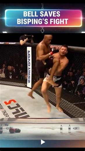 Bell Saves Bisping’s Fight #ufc