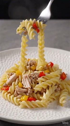 Golden Spiral Chicken Fusilli