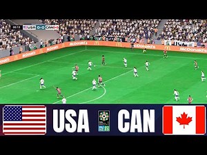 USA vs. CANADA - FIFA Women's World Cup 2023 - PS5 Gameplay [4K] (Dec 6, 2025)