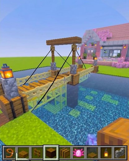 The Most EPIC Bridge You’ve Ever Seen in Minecraft 😍🌉🔥#Minecraft #MinecraftBuilds #MinecraftBridge