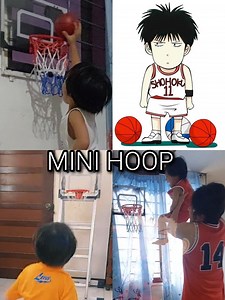 1.6K views · 13 reactions | DITO MABIBILI  https://vt.tiktok.com/ZSjHkotCk/ https://vt.tiktok.com/ZSjHkotCk/ Mini Basketball Hoop Na Gawa Sa Bakal ang Ring at may Spring Sobrang na enjoy ng anak ko Mini Hoop For Kids & Children Rider Kikomi & Takumi #minihoop #minibasketballhoop #minihoopbasketball #basketball #basketballhighlights #Viral #Trending #fyp #slamdunkanime #SLAMDUNKMOVIE #slamdunk #KaedeRukawa #fatherandson | Rider Kikomi | Facebook