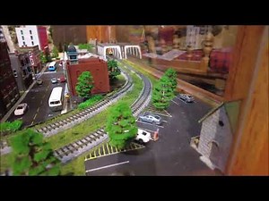N Scale Coffee Table Train Layout