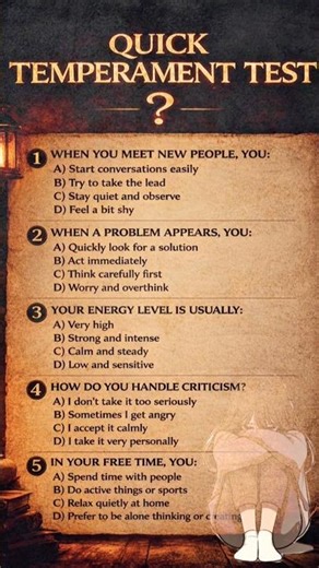 What's your temperament? // #short