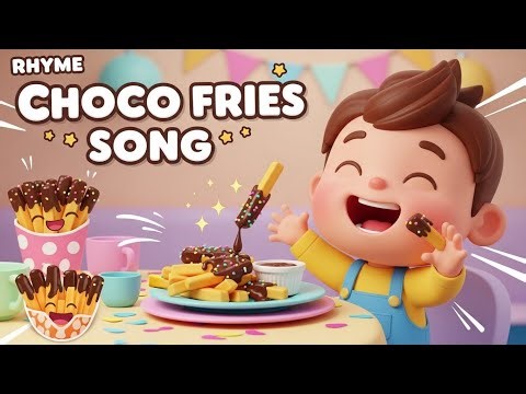 Choco Fries Song | Fun Snack & Music Adventure for Toddlers | Nursery Rhyme for Kids